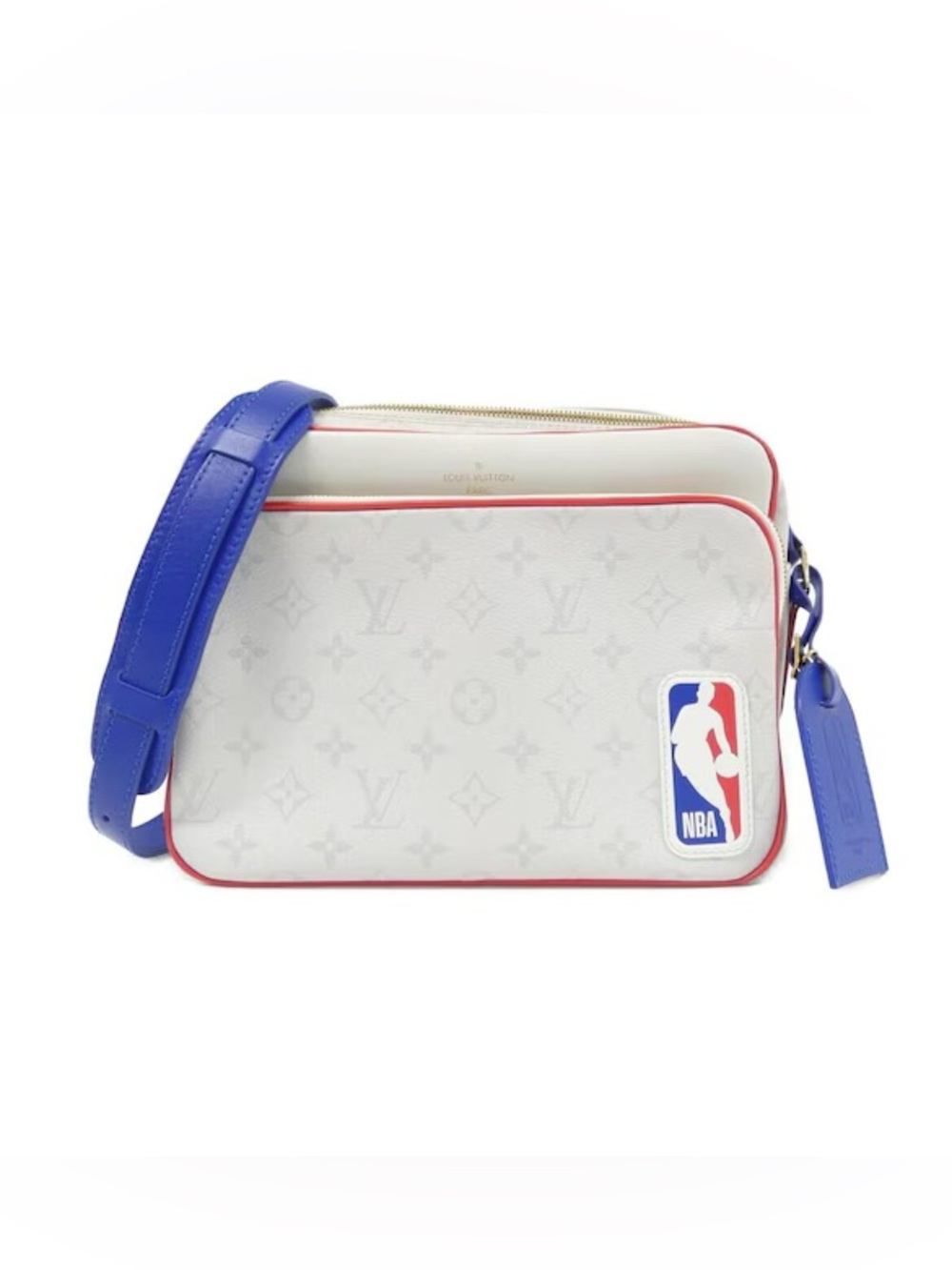Louis Vuitton NBA Nil Messenger Bag Grey Antarctica M45583 Limited Edition
